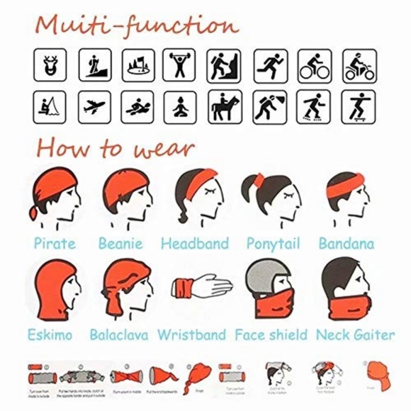 NWT Steam Punk Multifunctional Face Mask - Picture 6 of 6